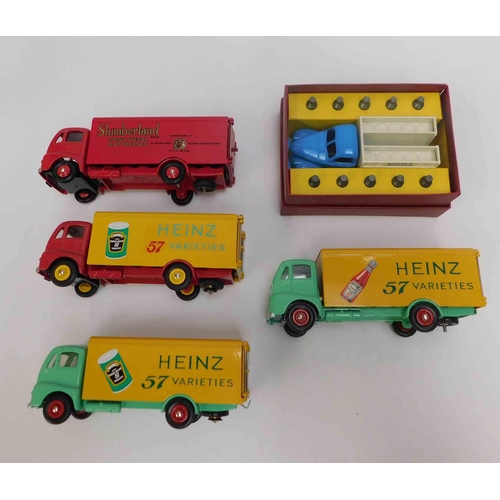 271 - Five - Dinky Atlas Guy vans & Dinky Atlas Camion Laither boxed