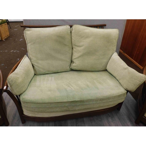 557 - 2 Seater Ercol settee with 2x matching armchairs