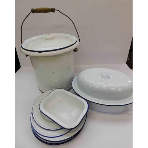 7 - Vintage & modern - enamelled ware