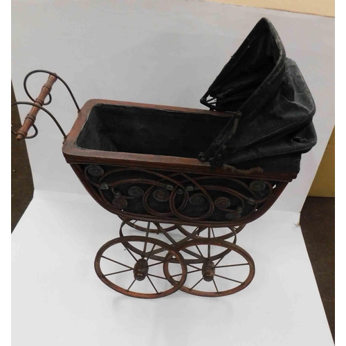 710 - Victorian style dolls pram