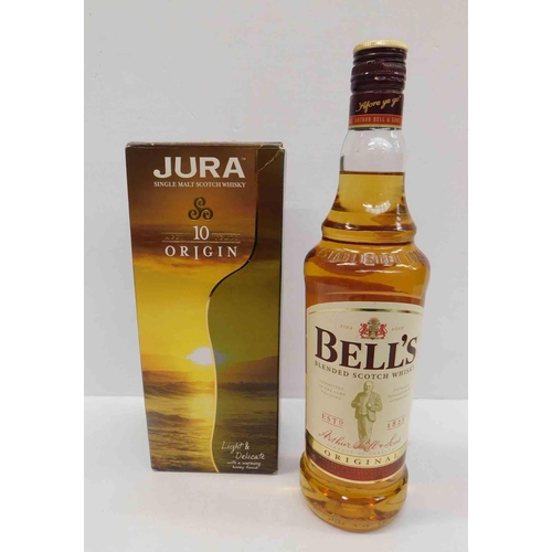 80E - Jura whiskey - boxed & Bells Whiskey