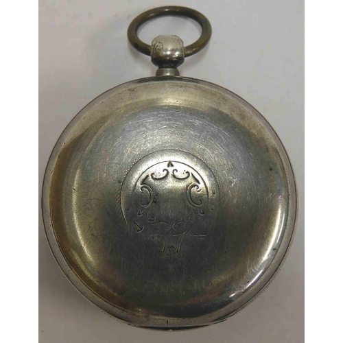 123 - Victorian - John Wilkinson - silver cased pocket watch - marked Chester 1888