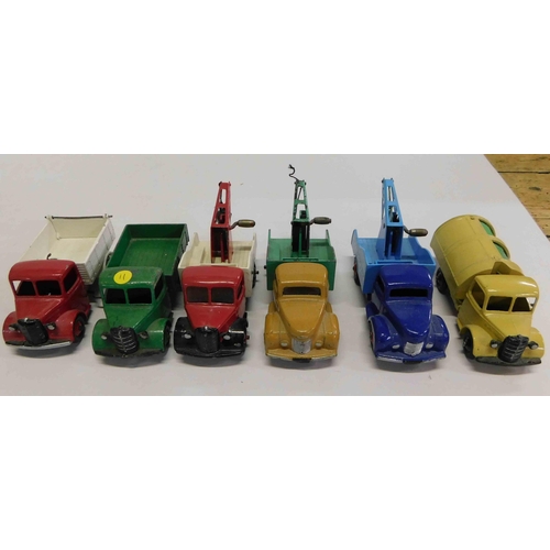 127 - Dinky die cast including - recovery vehicles & dust cart