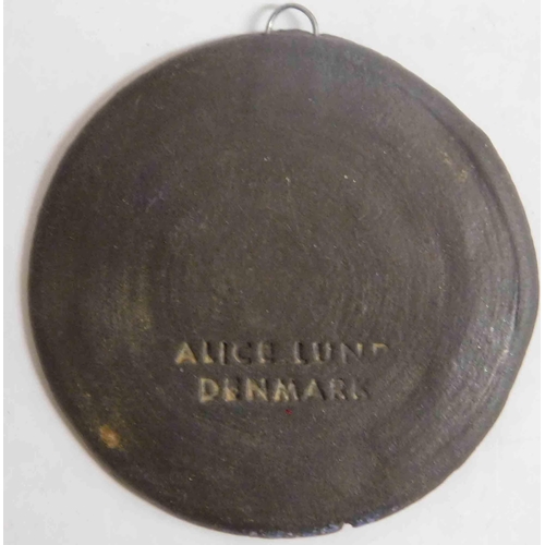 135 - Alice Lund - Danish enamelled pendant