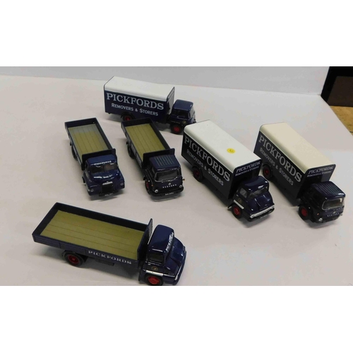 244 - Six - Corgi die cast - Pickford trucks