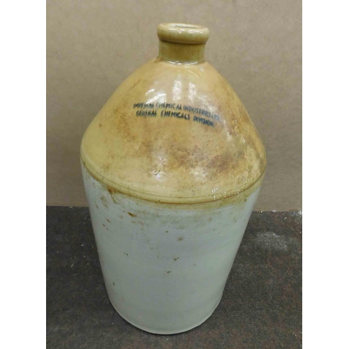 24A - Stone ware - chemical flagon - no damage, approx. 22