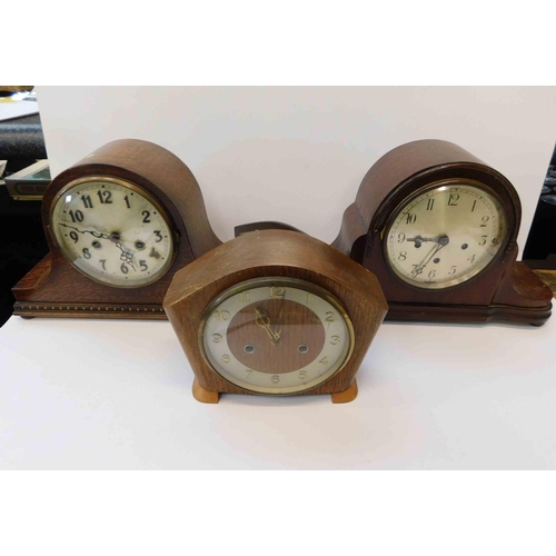 26 - Three - mantle clocks