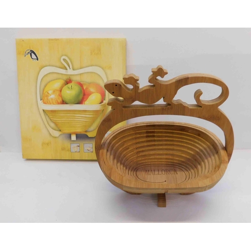 273A - Wooden fruit bowl/boxed