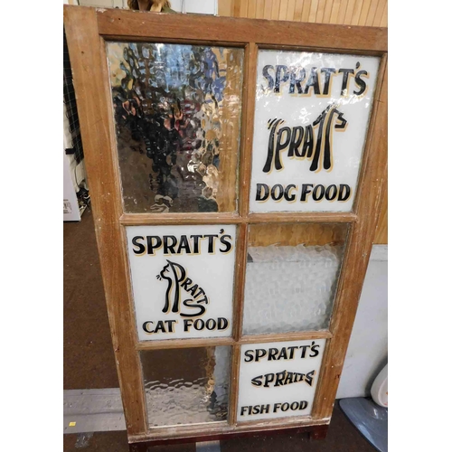 640 - Spratts pet-shop window - vintage style