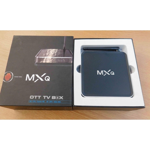 659A - MXQ OTT TV Box - boxed and unused in working order