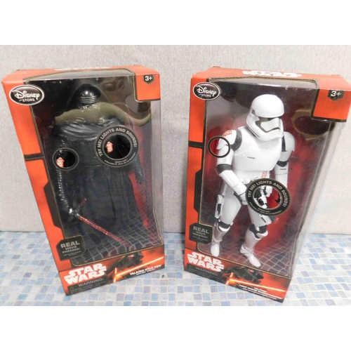 689 - Star Wars figures, Kylo Ren and Storm Trooper