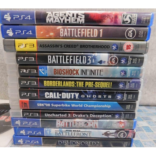 718 - Collection of games incl. PS3 and PS4