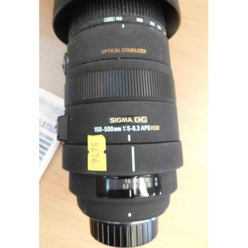 797 - Sigma 150-500mm APO DG OS Nikon Fit