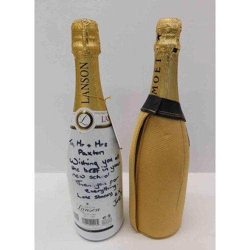 14 - MOET & White label Lanson - Champagne