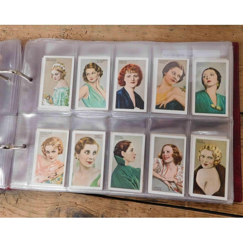 158 - Nine - full sets of cigarette cards