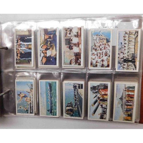 160 - Ten - full sets of cigarette cards