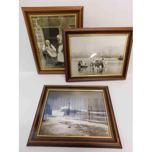 48 - Three - Framed Frank Sutcliffe prints - Victorian photographic scenes