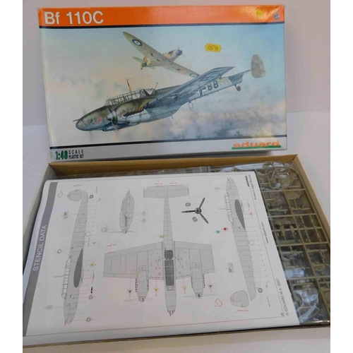 68 - Eduard BF110C - German WWII heavy fighter - model kit