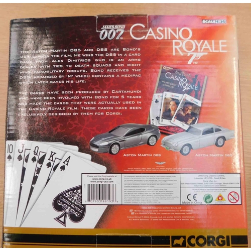 724 - James Bond 007 Casino Royale Corgi Aston Martin DBS + DBS-new & sealed