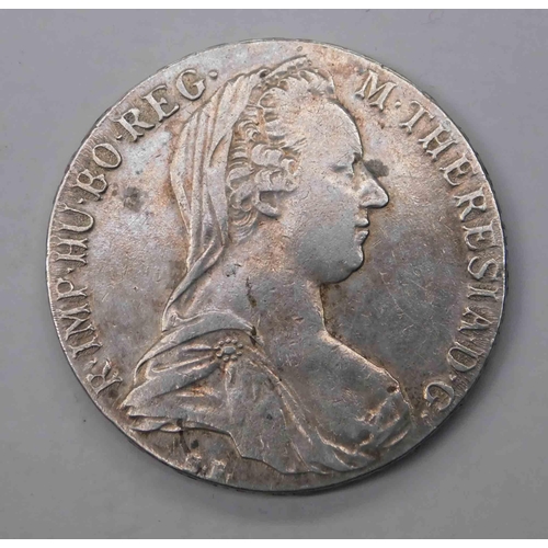 132 - 1780 dated - Austrian silver Thaler coin