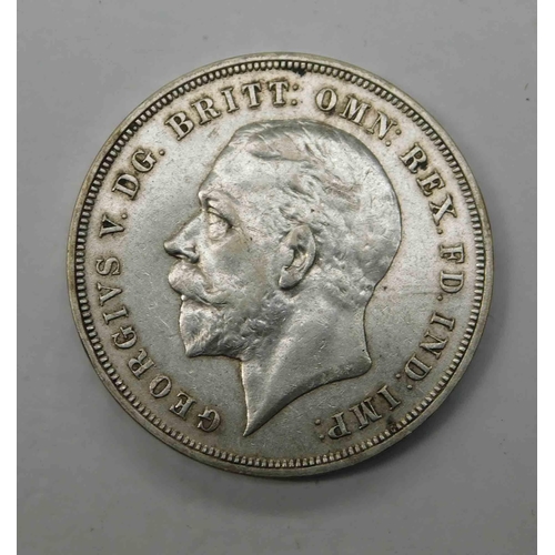 146 - 1935 dated - George V era - silver Crown coin