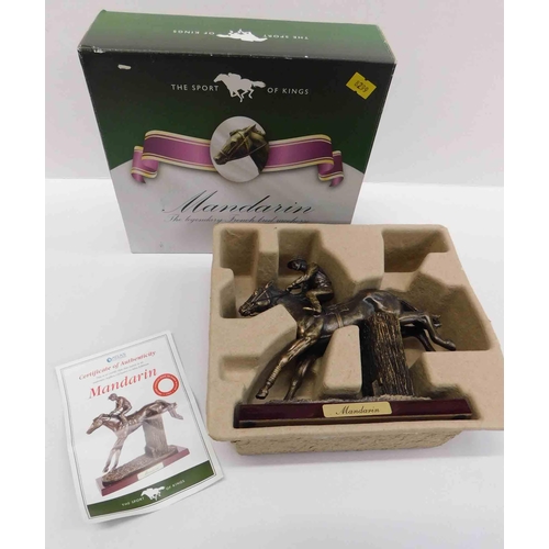 192 - Sport of Kings horse - Mandarin in box with COA