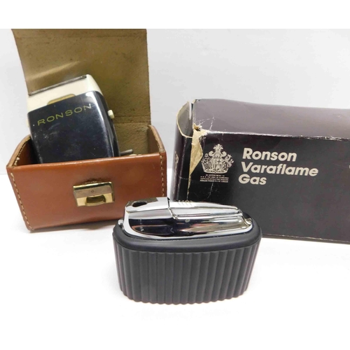 20 - Ronson Varaflame lighter & shaver