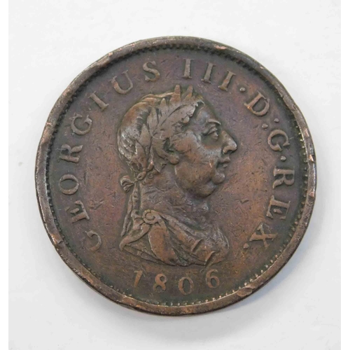 226 - 1806 dated - George III penny