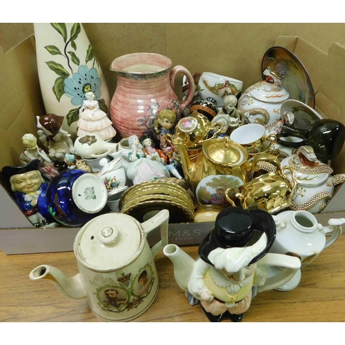 27 - Mixed ceramics including - oriental style tea set