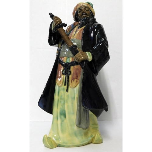 46 - Royal Doulton - Blue Beard Model No. HN2105 - issued 1953/1992 - 27.9cm tall no damage