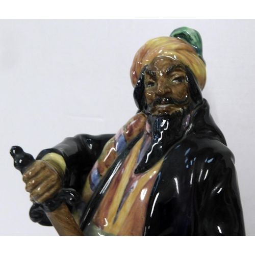 46 - Royal Doulton - Blue Beard Model No. HN2105 - issued 1953/1992 - 27.9cm tall no damage