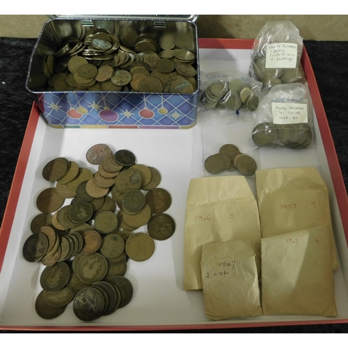 53L - Mixed - coins dated between - 1937 to Elizabeth II