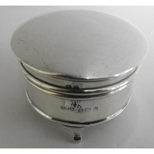 58 - Sterling silver - snuff/pill box