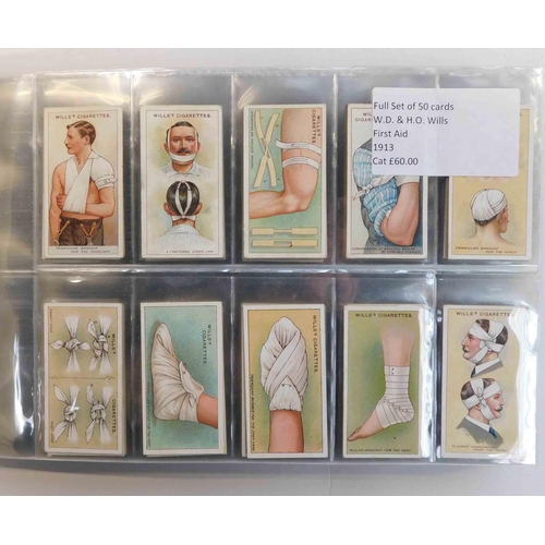 166 - Nine - Full sets of cigarette cards