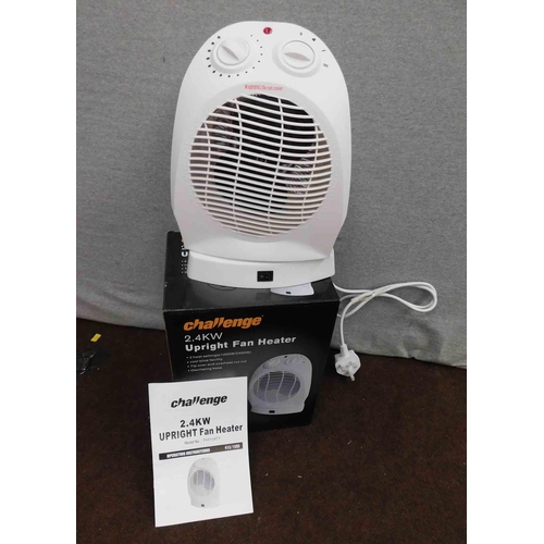 521 - 2.4kw Upright fan heater-unused