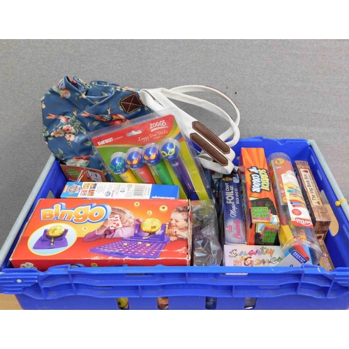 550 - Large box of new toys & games etc