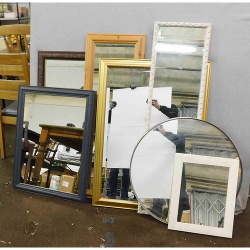 798 - Large collection of mirrors - no buyer commission - bidding from £1 - all proceeds go to our chosen ... 