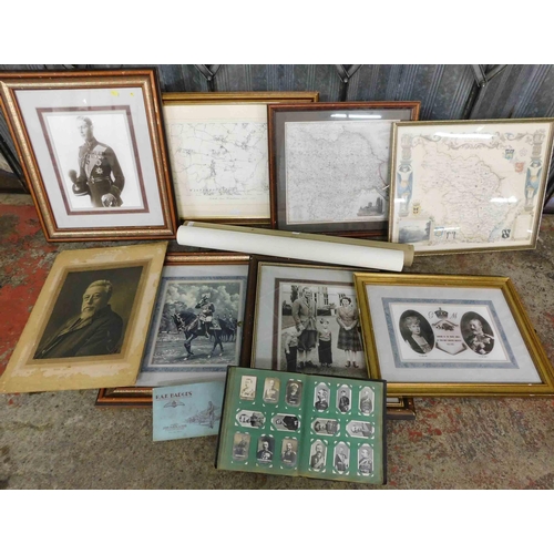 799 - Mixed lot of maps and Royal memorabilia -  no buyer commission - bidding from £1 - all proceeds go t... 