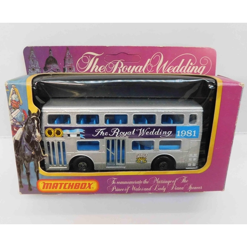 102 - Matchbox - The Royal Wedding die cast bus