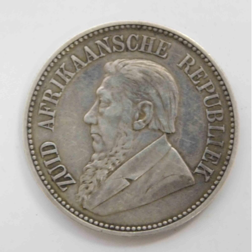 106 - 1897 dated - South African - Half Crown coin