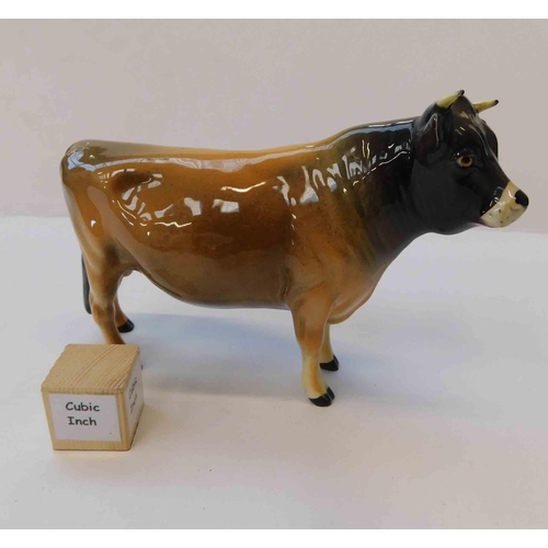 124 - Beswick - Jersey bull CH.Dunsley cowboy - no damage - approx. 4 1/2