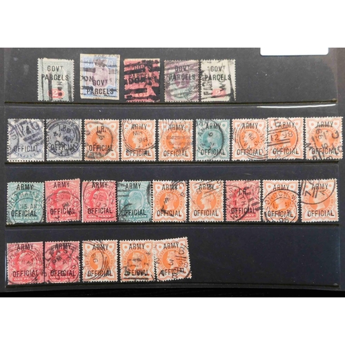 147 - Victorian & Edwardian era stamps - official overprints