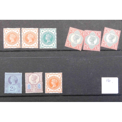 153 - Victorian era stamps - various shades