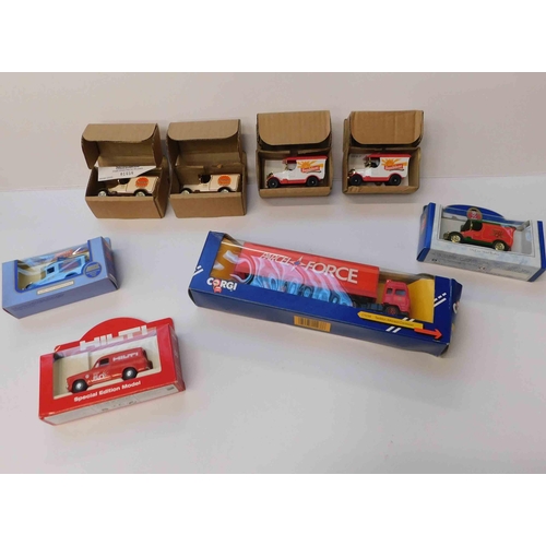 158 - Eight - Die cast vehicles including - Corgi/Parcel Force truck