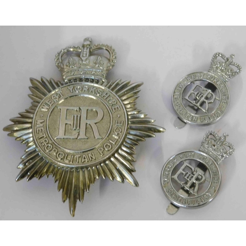 19 - Three - West Yorkshire Police badges