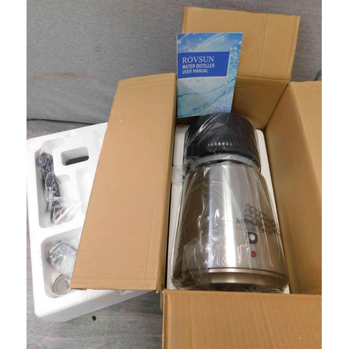 527 - Rovsun water distiller - new and boxed