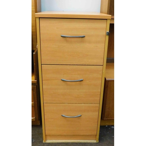 535 - 3 Drawer filing cabinet