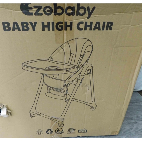 594 - Ezebaby baby high chair - new and boxed