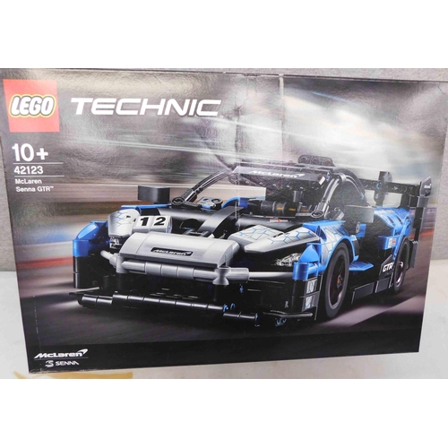 595A - Lego Technic McLaren Senna GTR 42123-new/boxed
