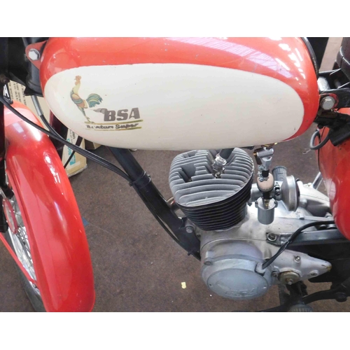 645 - BSA Bantam 1963 taxed & MOT exempt, 125cc running order-but may need a service & checking over (10% ... 